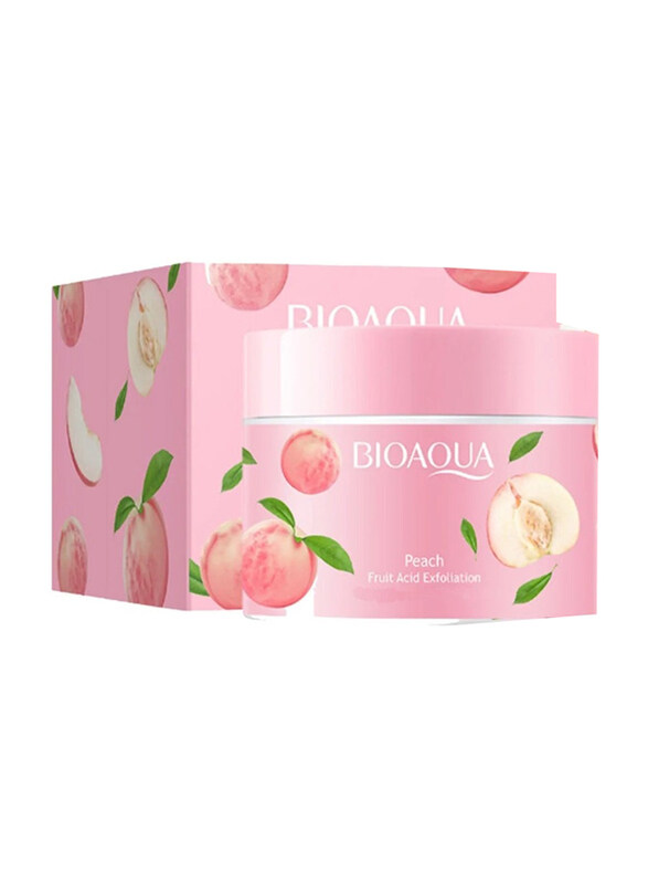 

Bioaqua Nourishing Honey Peach Extract Fruit Acid Exfoliation Body Scrub Facial Cream, 140gm