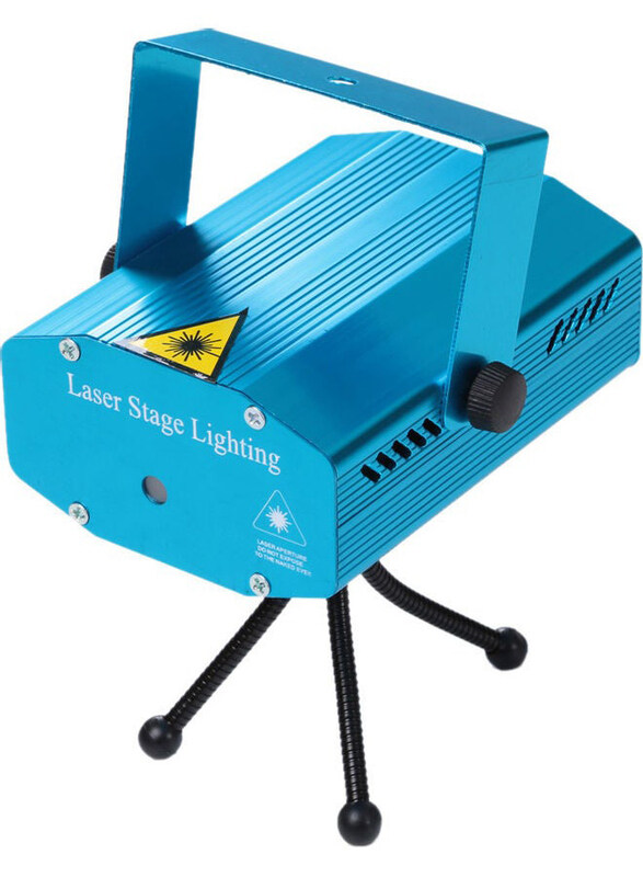 

Generic Mini LED Laser Projector Stage Light, Multicolour