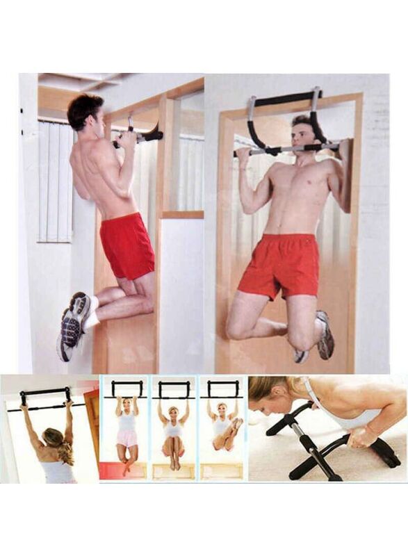 Iron Gym Total Upper Body Workout Pull-Up Bar, Black/Silver