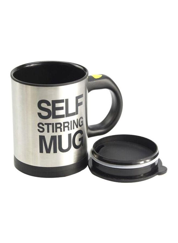 

Yupfun Self Stirring Mug, Silver/Black