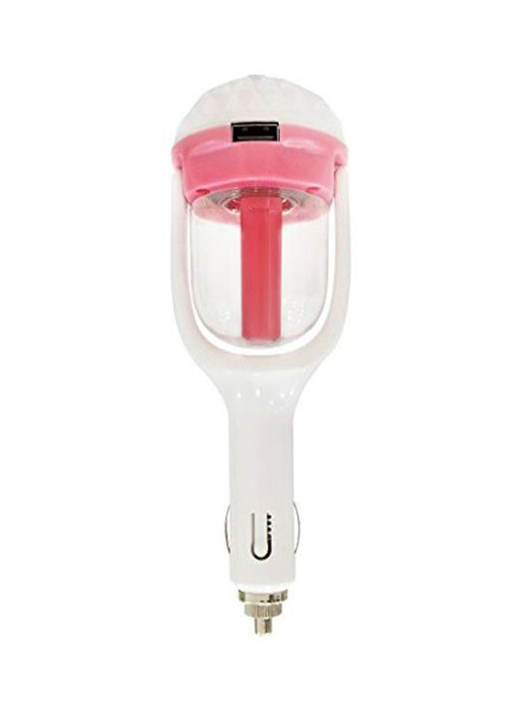 

Generic Car Electric Air Humidifier with 1.5 A USB, Pink