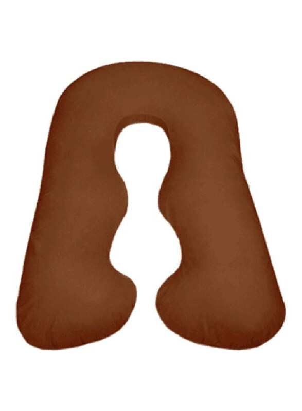 

Generic U Shape Cross Border Cotton Maternity Pillow, 30 x 12 x 30cm, Brown