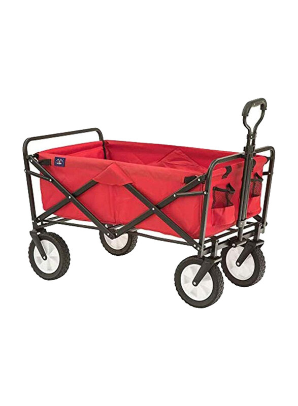 

Cool Baby 72Cm Multifunctional Outdoor Four Wheeled Folding Shopping Cart, Red/Black