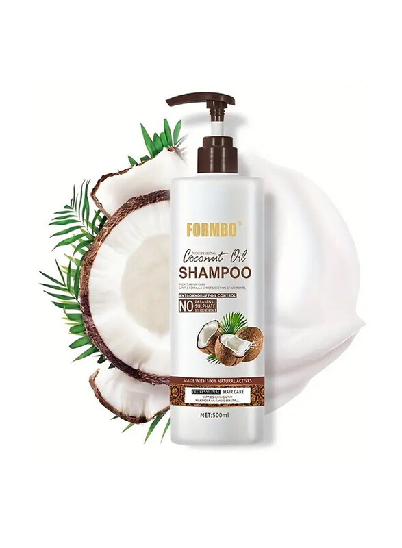 

Formbo Herbal Essence Coconut Milk & Organic Moisturizing Oil Control Shampoo for All Hair Types, 500ml