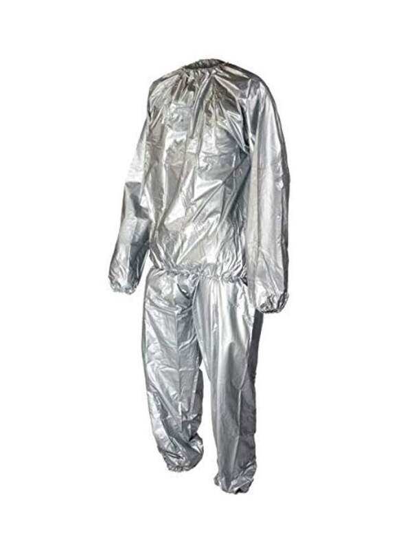 

Generic PVC Sauna Suit, 4XL, B07MVSHF84, Grey