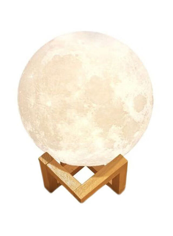 

Generic Touch Control 3D Moon Lamp, White