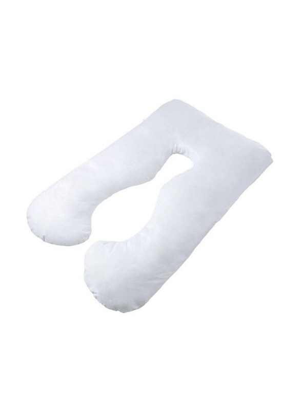 

Generic U Shape Body Cotton Pillow, White