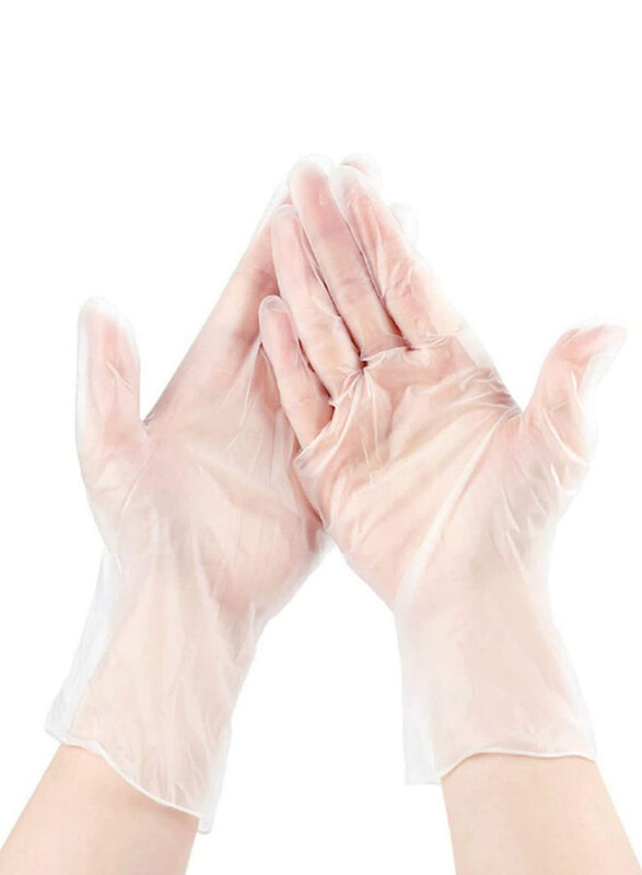 

Generic 100-Piece Vinyl Gloves Set, Clear