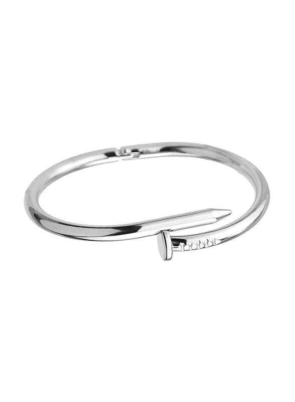 

Generic Metal Titanium Bracelet, Silver