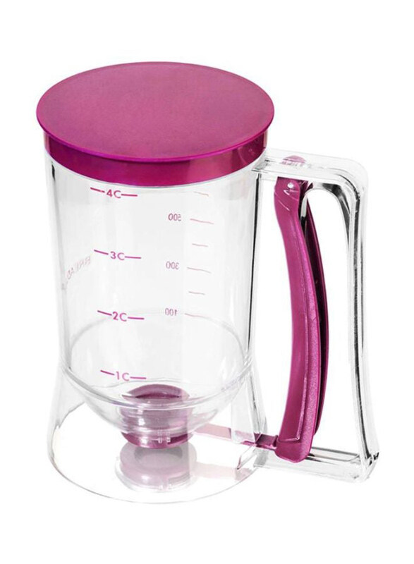 

Sharpdo Batter Dispenser, Clear/Pink