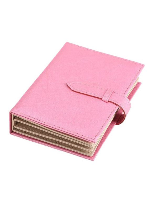 

Generic Book Style Earrings Storage Organizer, Pink