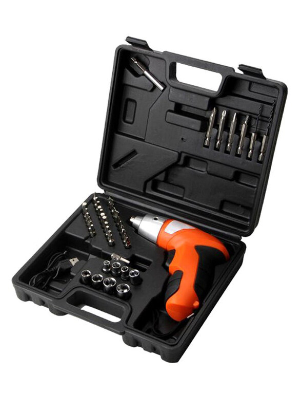 

Generic 45-Piece Multipurpose Drill Kit, JSN-SR11T, Black/Orange