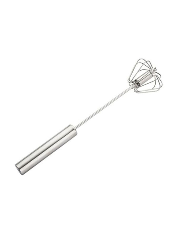 

Sharpdo Rotary Egg Beater Whisk, Silver