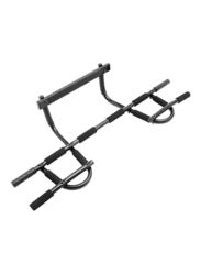 Door Gym Total Upper Body Workout Bar, Black/Grey