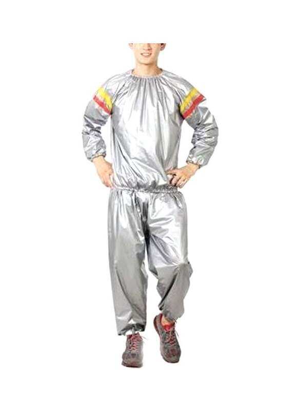 

Generic Proform Exercise Sauna Suit, Large, Silver