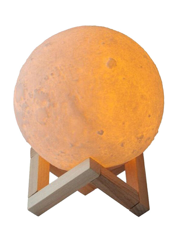 

Beauenty 3D Moon LED Night Lamp, Yellow/Brown