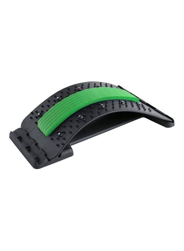 

XiuWoo Adjustable Back Stretcher Device with Magnetic Points, T150, Black/Green