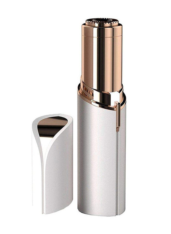 

Generic Lipstick Shaped Hair Remover Electric Razor Machine, White/Gold