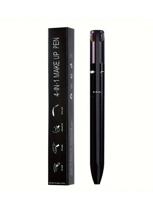 

DubaiGallery Touch Up 4-in-1 Makeup Pen Eye Liner, Black