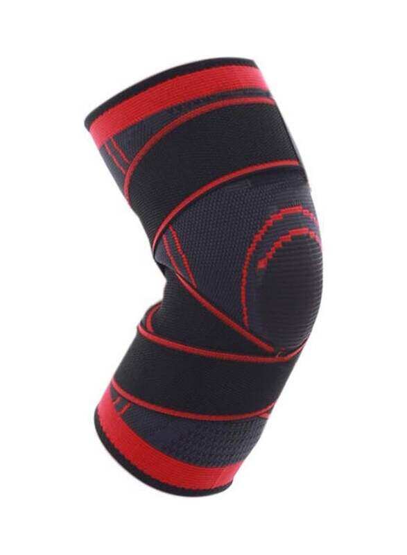 

Beauenty Breathable Elastic Knee Pad, 28-34cm, Black/Red