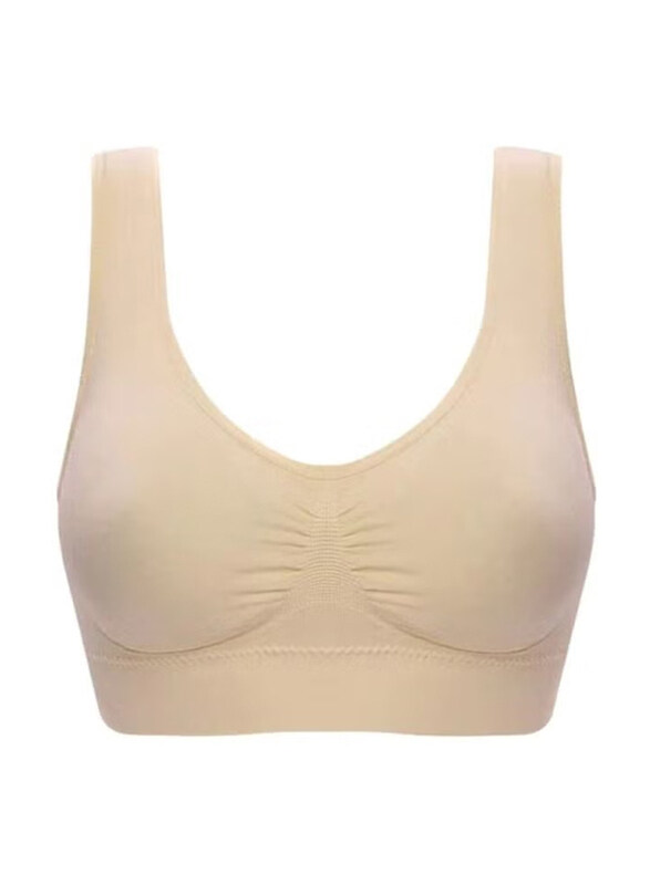 

DubaiGallery Seamless Push Up Bra, Beige, X-Large