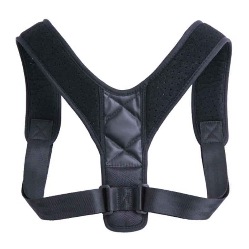 

Generic Upper Back Posture Corrector Belt, Black