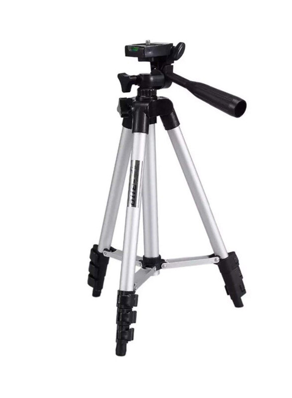 

NA Weifeng Multi-Function Camera Tripod, Silver/Black