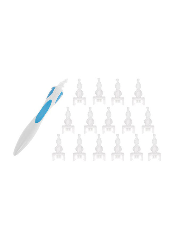 

Generic 16-Tip Unisex Smart Ear Cleaner Set, White/Blue
