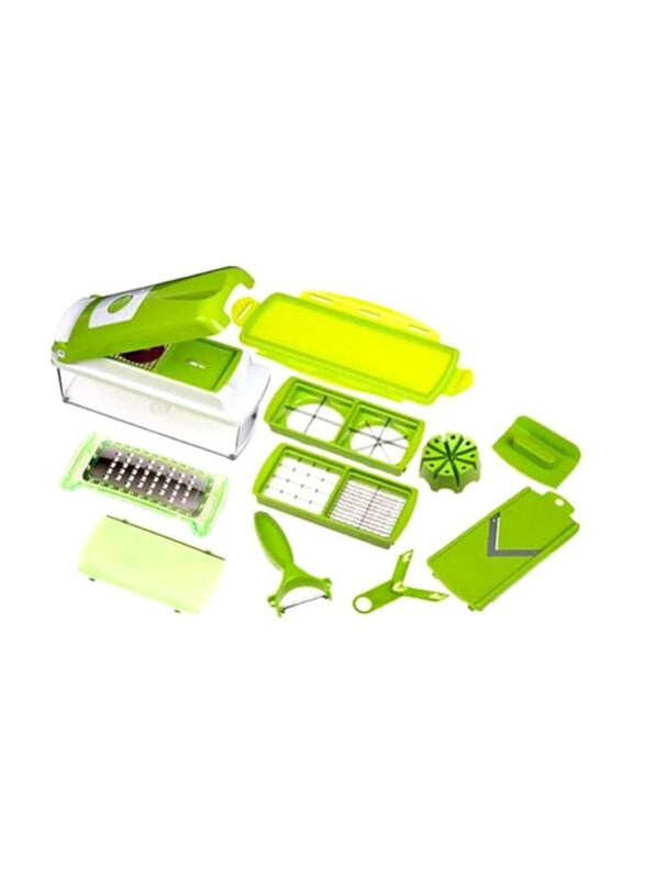 

Generic 11-in-1 Vegetable and Fruit Slicer, Green/White