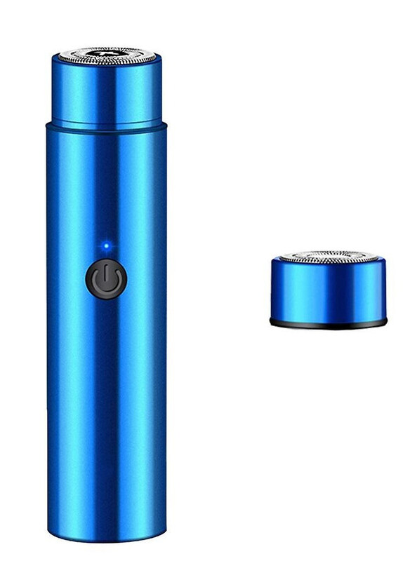 

DubaiGallery USB Rechargeable Portable and Compact Mini Electric Shaver, Blue