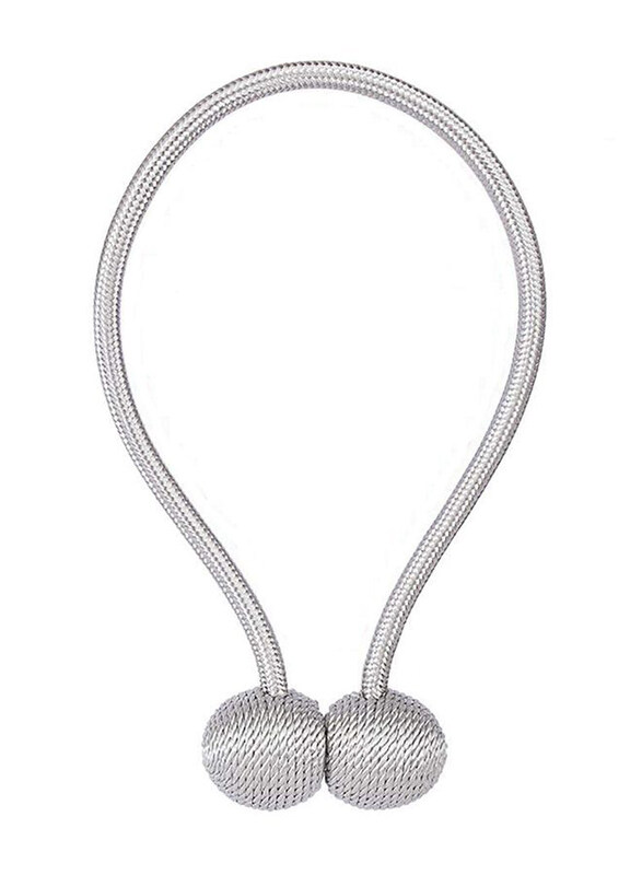 

Generic Magnetic Curtain Tie-Back, Silver