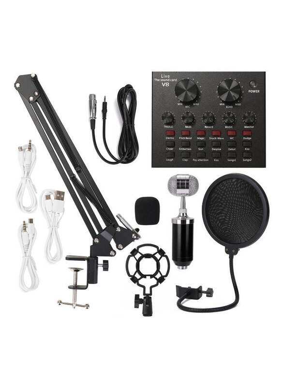 

Generic Multifunctional Black Suspension Microphone Kit, Multicolour