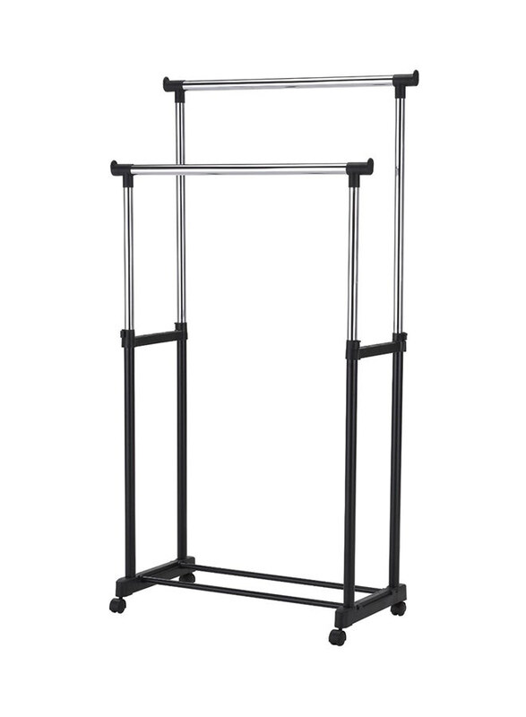 

Lion Star Metal Multipurpose Clothing Rack, Medium, Black/Silver