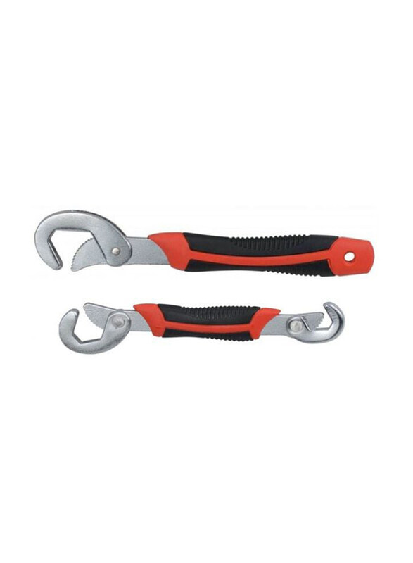 

Generic 2-Piece Snap 'N Grip Wrench Set, Red/Black/Silver