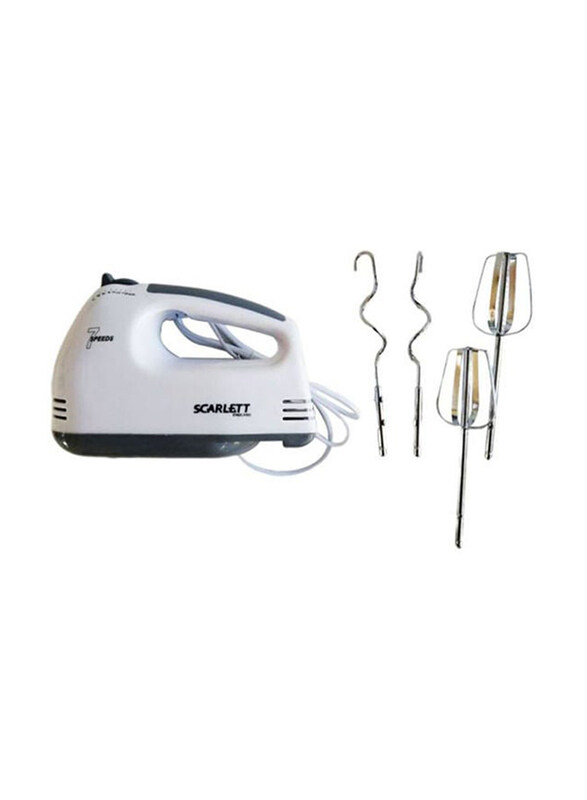 

Generic 7-Speed Electric Super Hand Mixer, 260W, 12345TT0018, Multicolour