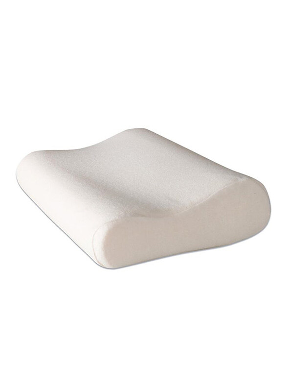 

Generic Memory Foam Neck Pillow, White