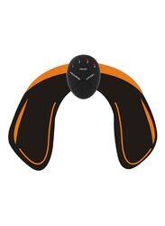 Silicone Gel Pad Smart Rechargeable Household Hip Trainer Accessories, Black/Orange