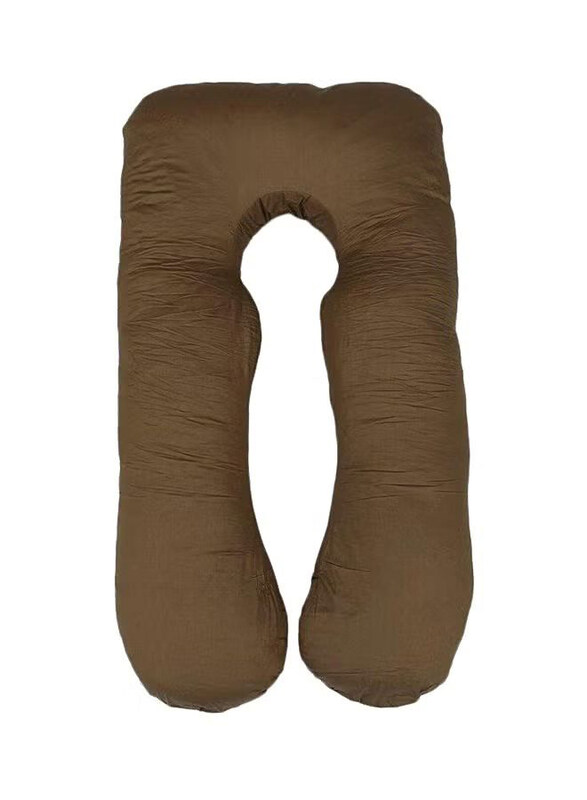 

Generic U-Shaped Maternity Cotton Pillow, Brown