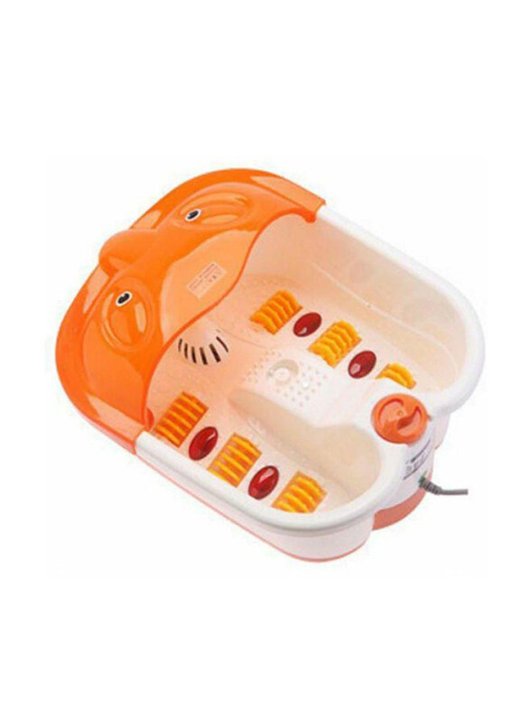 

Generic Foot Massager White Orange, 1 Piece