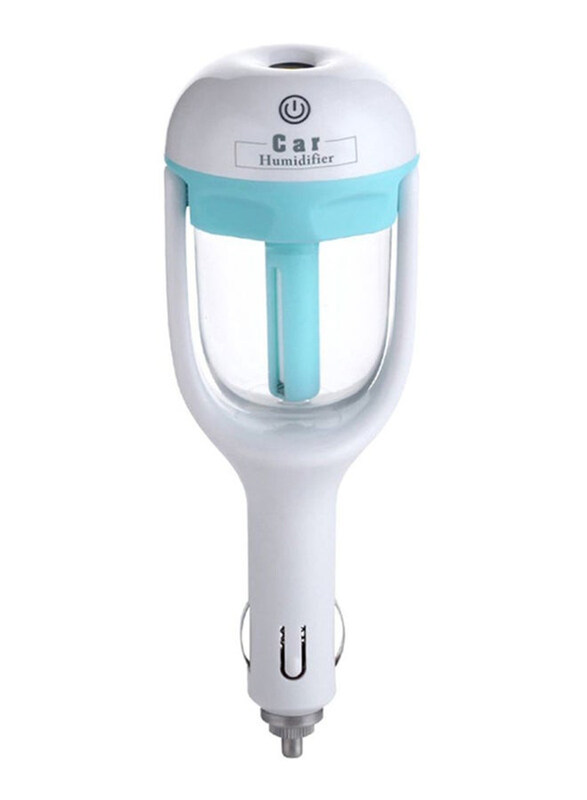 

Generic Electric Car Air Humidifier, White/Blue