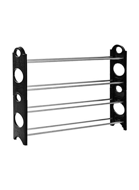 

Generic Convertible Shoe Cabinet, Silver/White