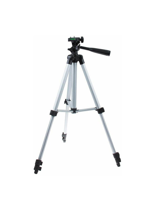 

NA Portable Tripod Stand with Carry Case, Silver/Black
