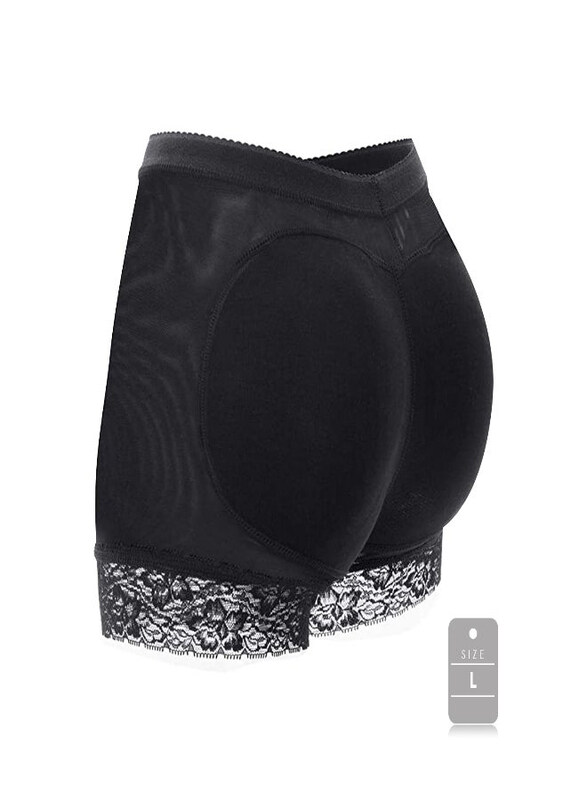 

Aiwanto Hip Enhancer Padded Underwear, M, Black