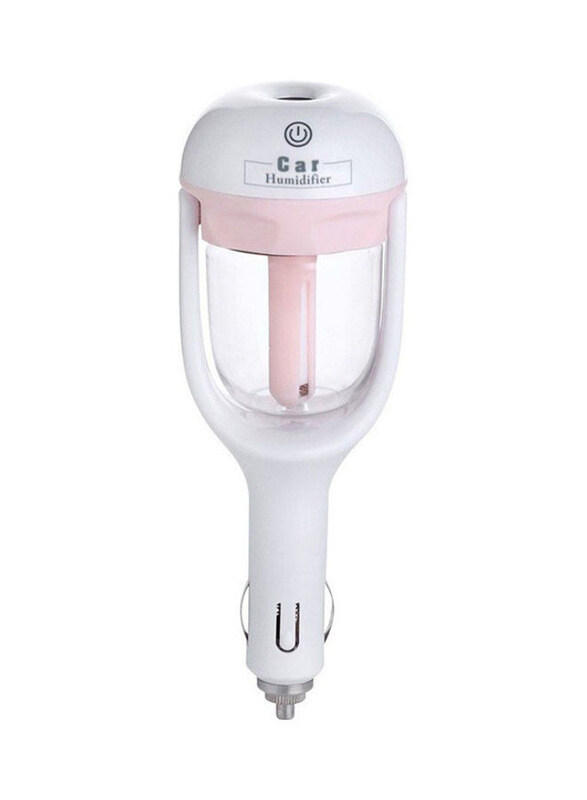 

Generic Car Humidifier Diffuser Air Freshener, Pink/White