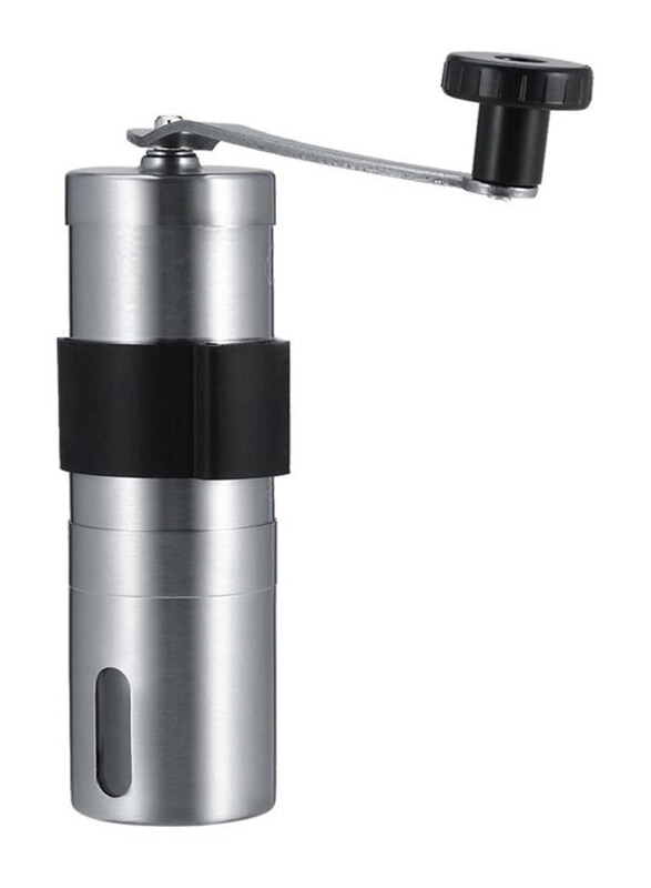 

Generic Stainless Steel Manual Coffee Bean Grinder, JY14044, Silver/Black