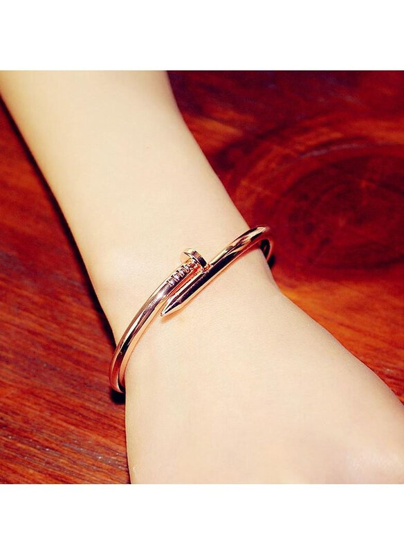 

DubaiGallery Lovely Bangle, Rose Gold