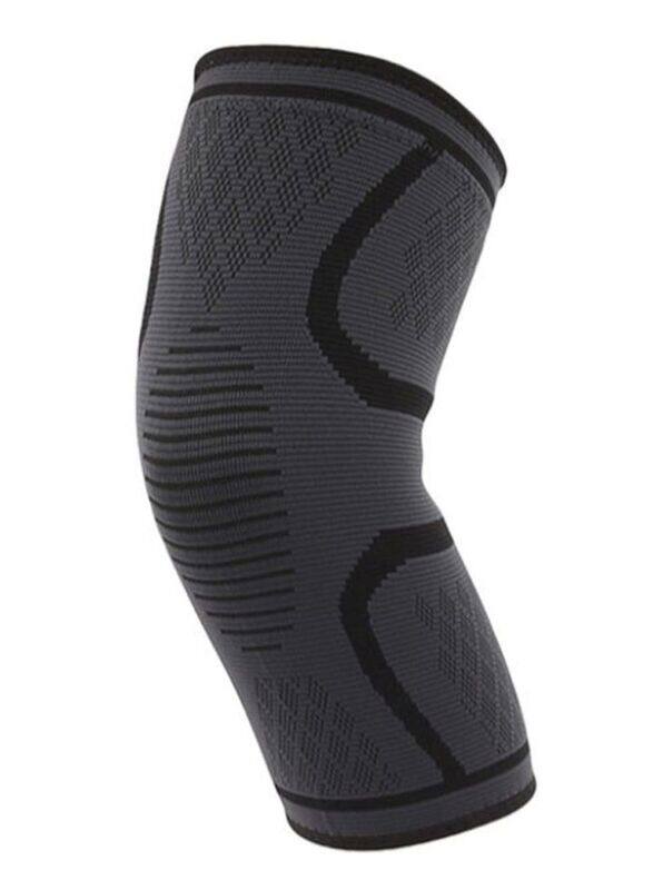 

Generic Breathable Non-Slip Knitted Sports Knee Pad, Medium, Grey