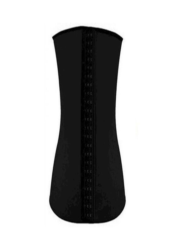 Slimming Corset with Waist Twisting Disc Board, Black