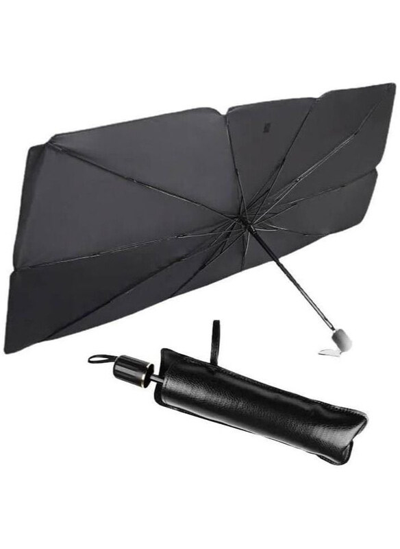 

DubaiGallery Portable UV Protection Sunscreen Sunshade Umbrella, Black