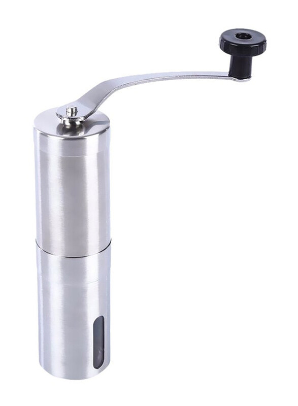 

Generic Stainless Steel Manual Coffee Grinder, Silver
